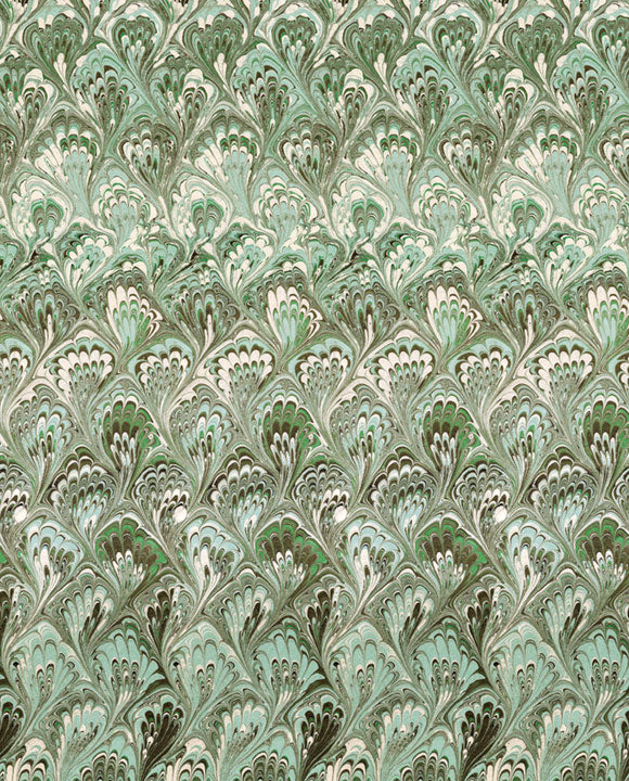 Wrap - Peacock Green Marbled