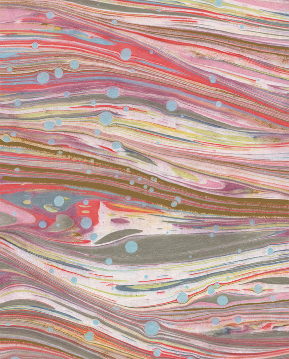 Wrap - Pink / Red Marbled
