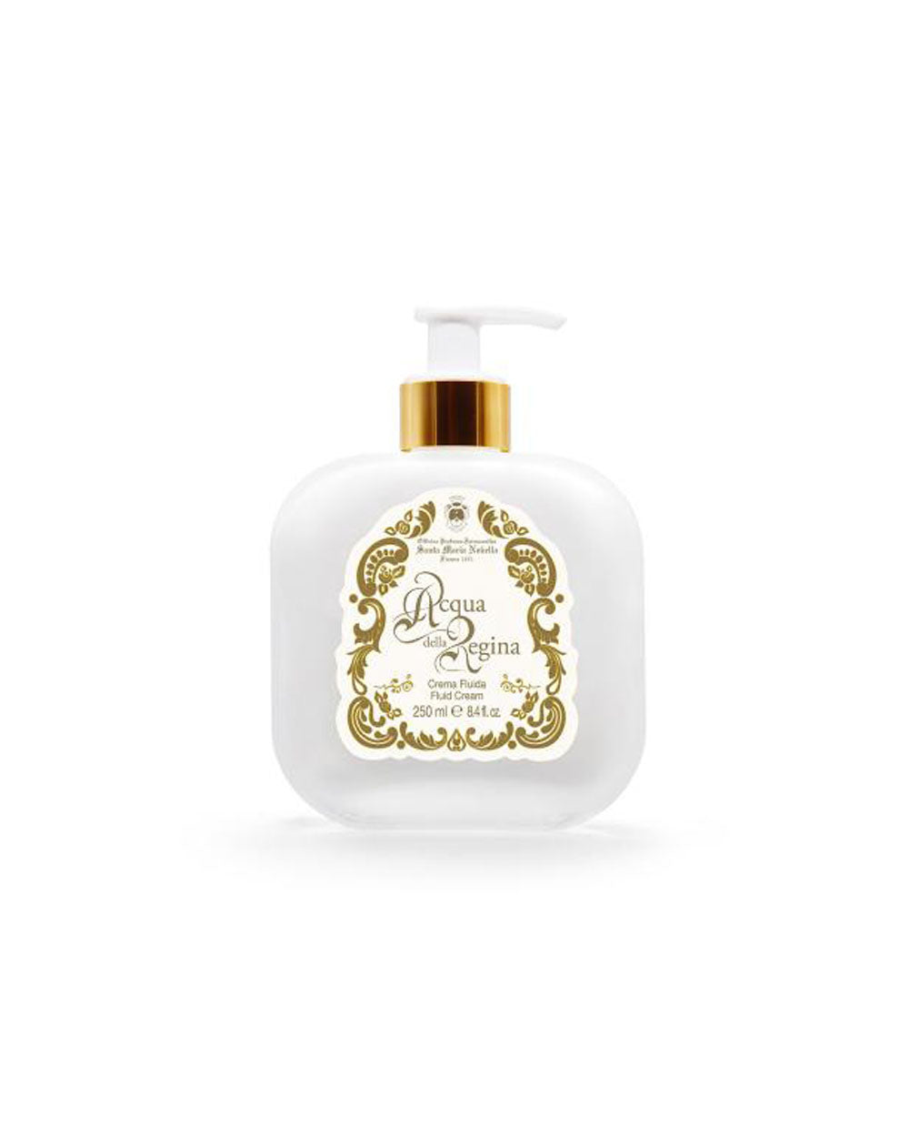 Acqua della Regina - Fluid Body Cream - Glass Pump Bottle