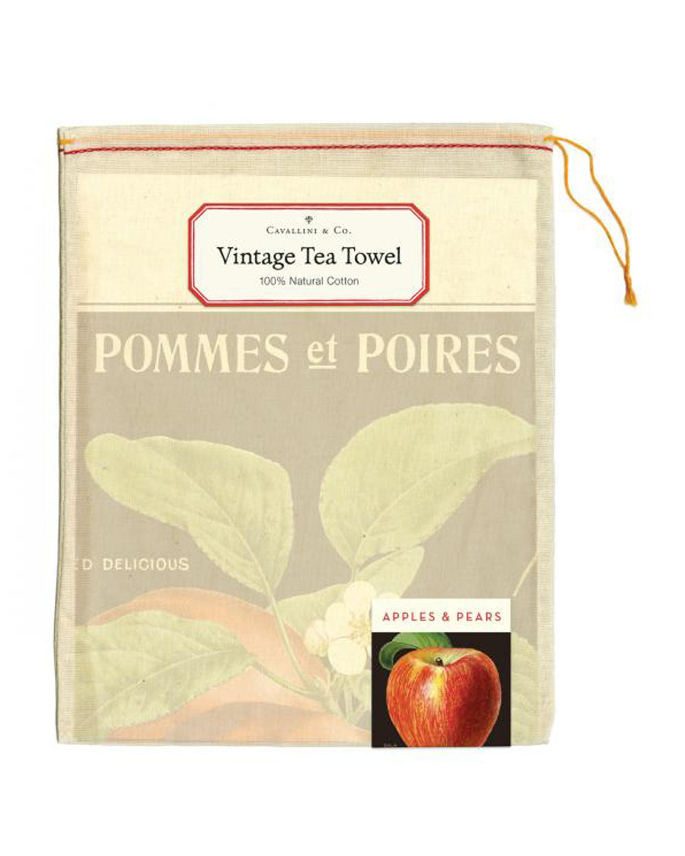 Tea Towel - Apples & Pears