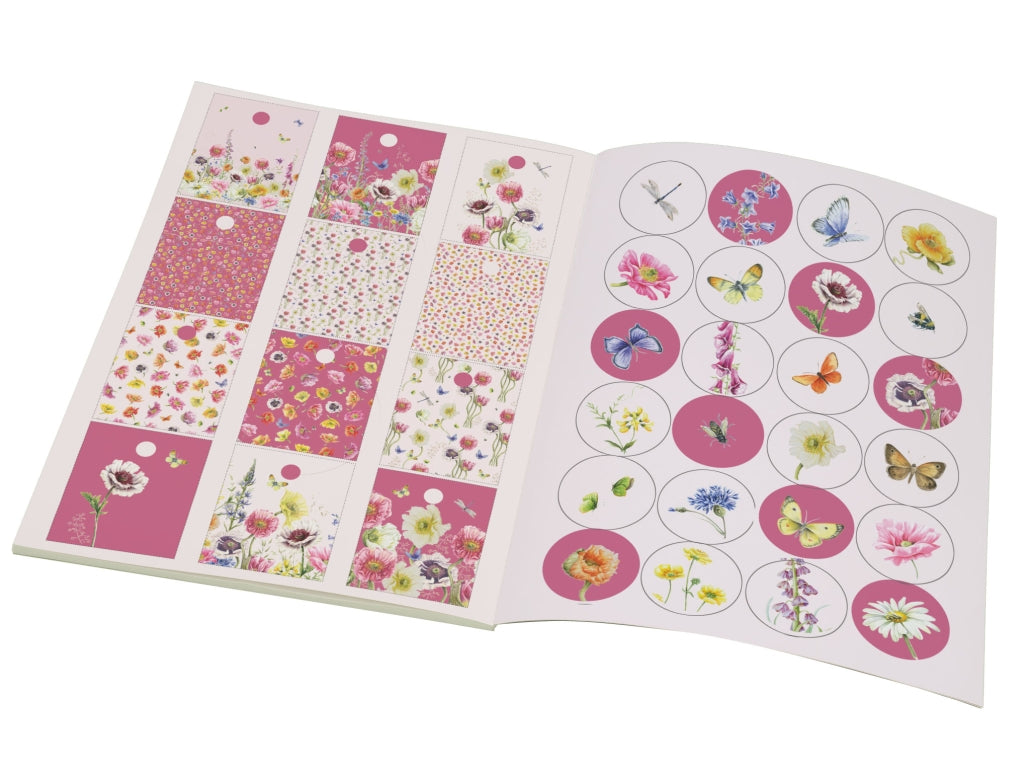 BB - Gift Wrap Book - Wild Flower Field