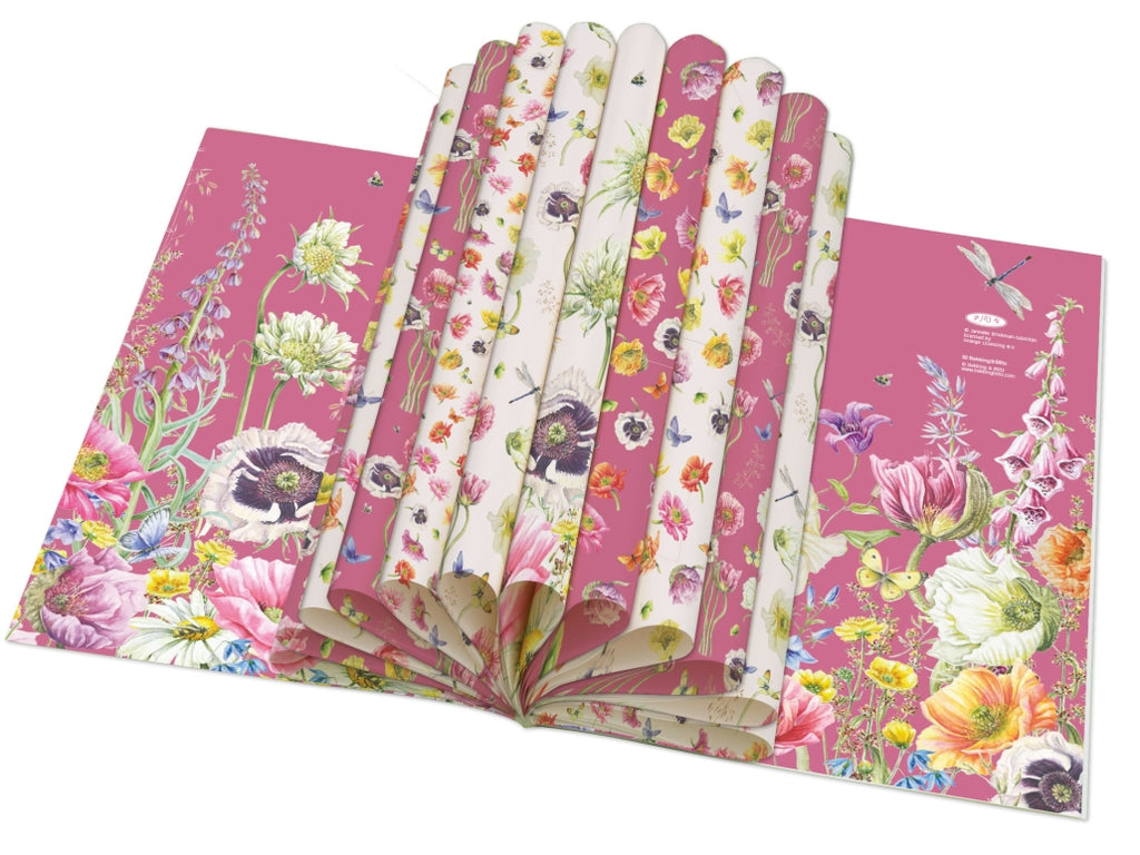 BB - Gift Wrap Book - Wild Flower Field