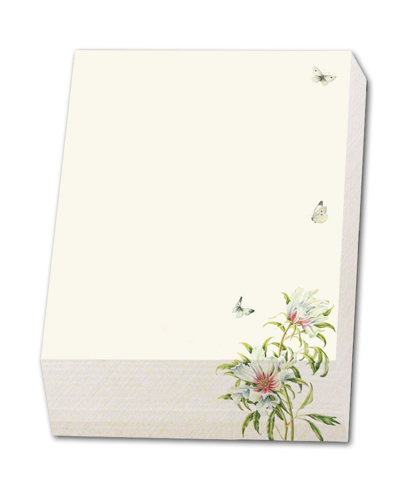 BB - Memo Pad - White Elegance