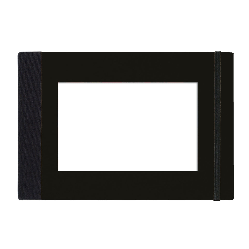BB - Picture Frame Cover A5 Notebook - Landscape - Black