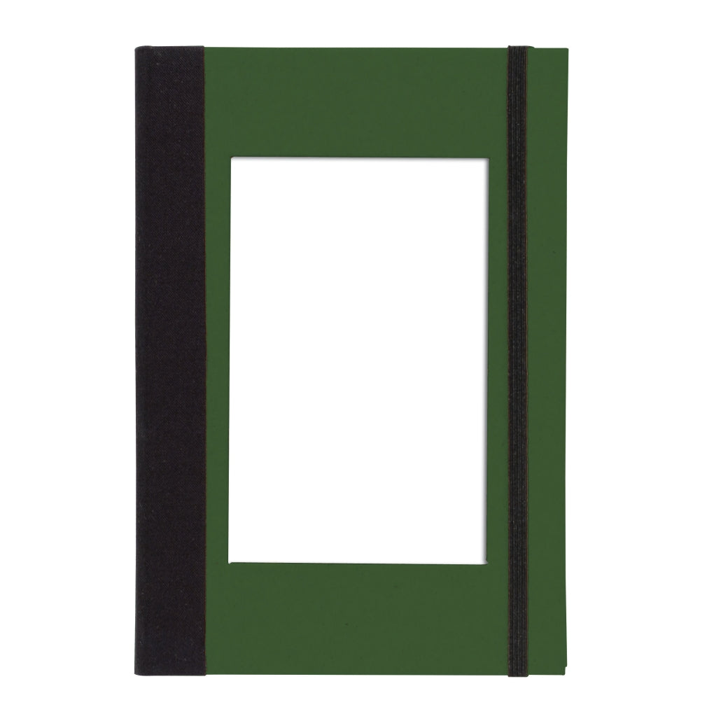 BB - Picture Frame Cover A5 Notebook - Portrait - Dark Green