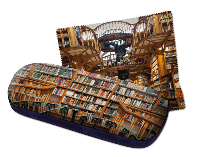 Glasses Case - Books, Die Klosterbibliothek, Maria Laach