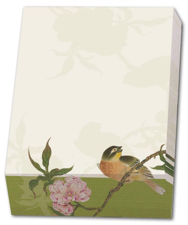 Memo Pad - Album of Birds and Flowers (groen), Hu Feitao, Chester Beatty