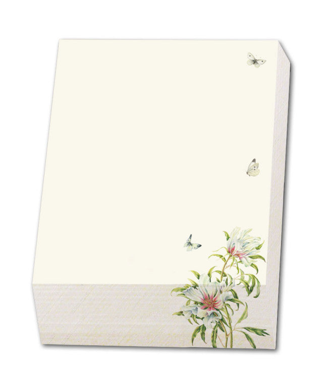 Memo Pad - White Elegance, Janneke Brinkman-Salentijn