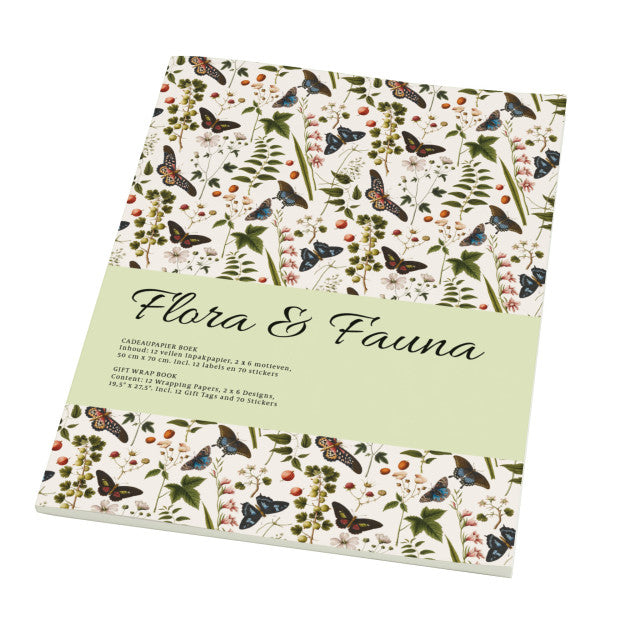 Gift Wrap Book - Flora & Fauna, The Fitzwilliam Museum