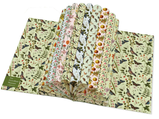 Gift Wrap Book - Flora & Fauna, The Fitzwilliam Museum