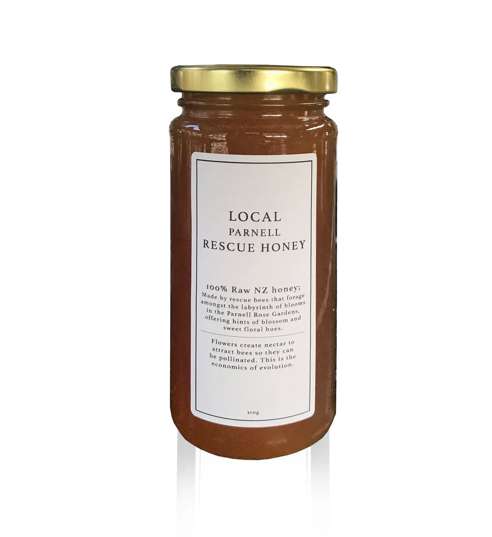 C - Tea Towel - Bees & Honey - Parnell Rescue Honey