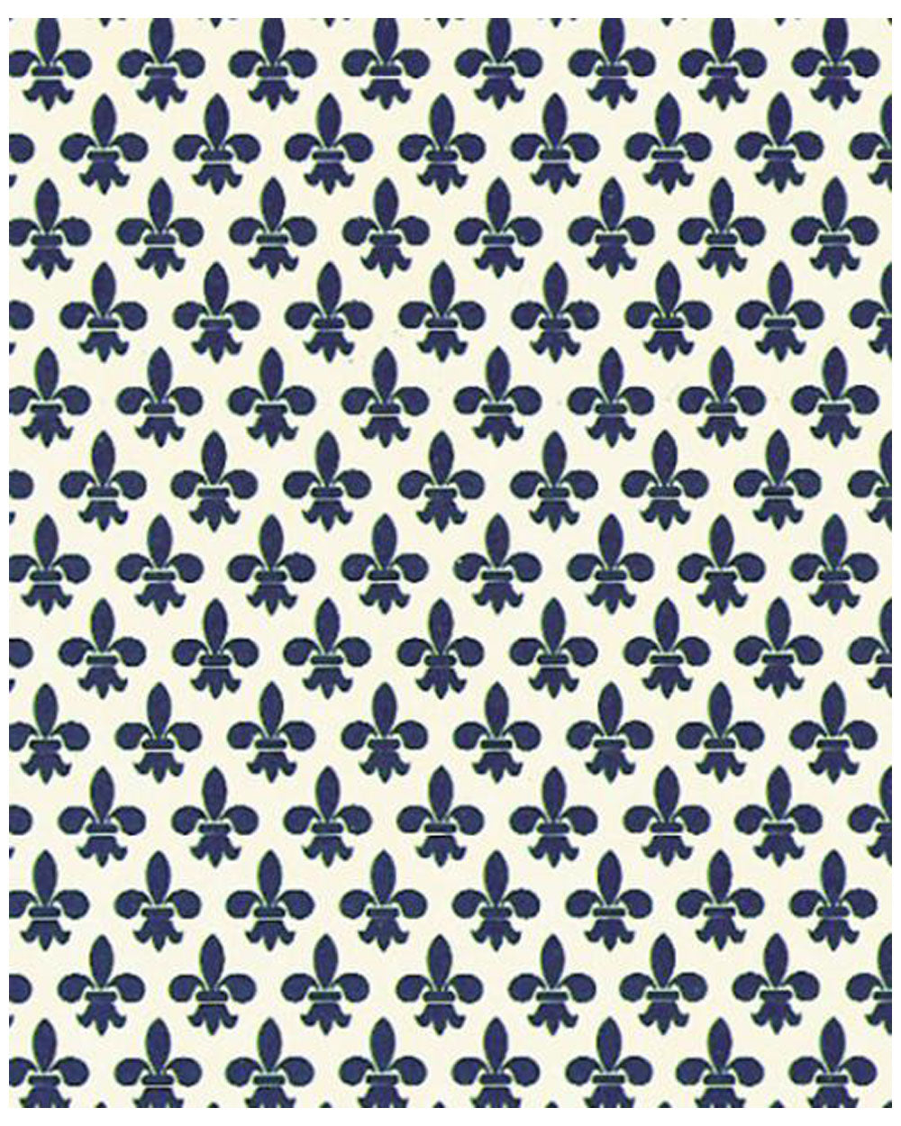 Wrap - Blue Fleur de Lys