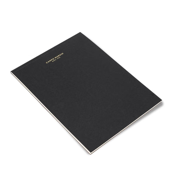 CM - A4 Lined Block Notes - Black