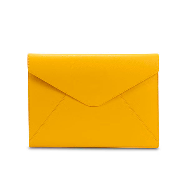 CM - A4 Fedor Document Holder - Yellow w Ocean Blue
