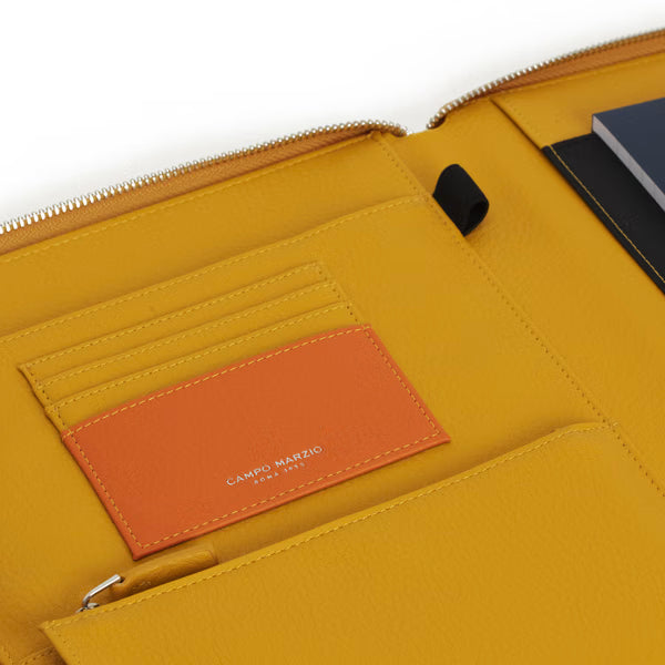 CM - A5 Albert Portfolio w zip - Canary Yellow