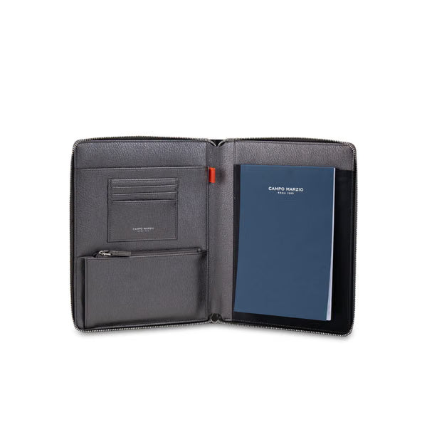 CM - A5 Albert Portfolio w zip - Graphite Grey