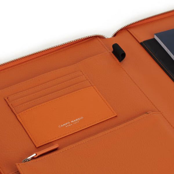 CM - A5 Albert Portfolio w zip - Orange