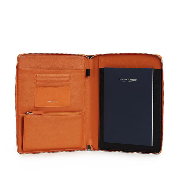 CM - A5 Albert Portfolio w zip - Orange