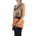 CM - A5 Albert Portfolio w zip - Orange