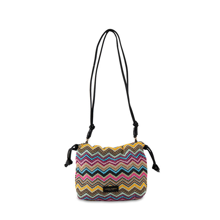 CM - Bon Bon Crossbody Bag in Fabric - Multicolour