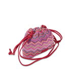 CM - Bon Bon Crossbody Bag in Fabric - Pink