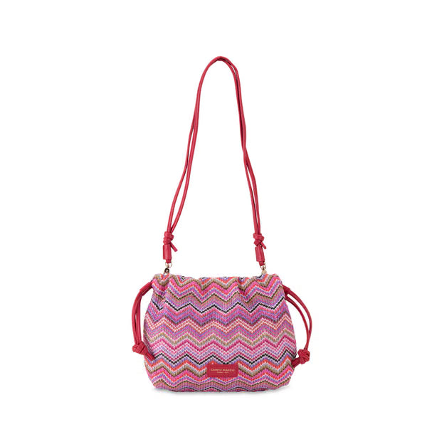 CM - Bon Bon Crossbody Bag in Fabric - Pink