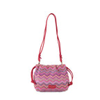 CM - Bon Bon Crossbody Bag in Fabric - Pink