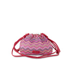 CM - Bon Bon Crossbody Bag in Fabric - Pink