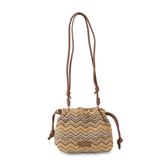CM - Bon Bon Crossbody Bag in Fabric - Sand