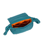 CM - Crossbody - Snow - Petrol Blue