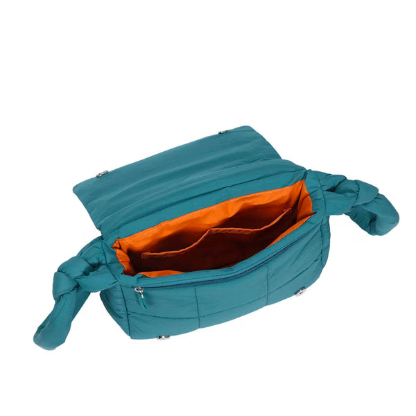 CM - Crossbody - Snow - Petrol Blue