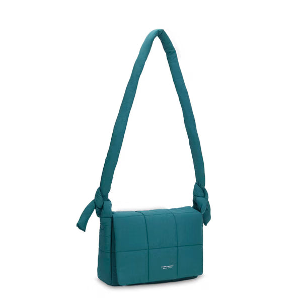 CM - Crossbody - Snow - Petrol Blue