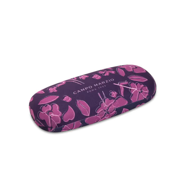 CM - Floral Glasses Case - Violet w Mauve