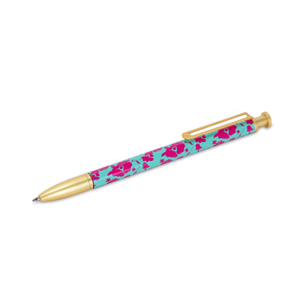 CM - Floralia Ballpoint Pen - Aqua
