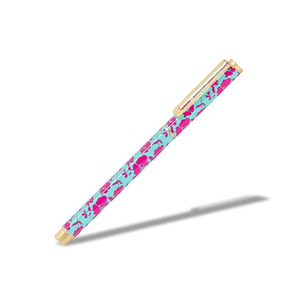 CM - Floralia Rollerball Pen - Aqua
