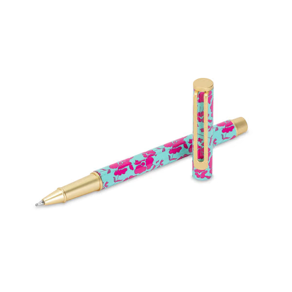 CM - Floralia Rollerball Pen - Aqua