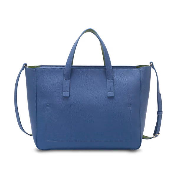CM - a Handbag - Ashley - a Dark Denim w Moss Green
