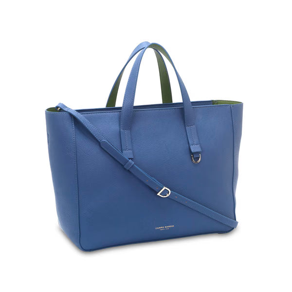 CM - a Handbag - Ashley - a Dark Denim w Moss Green