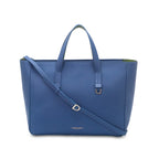 CM - a Handbag - Ashley - a Dark Denim w Moss Green