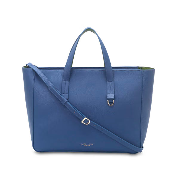 CM - a Handbag - Ashley - a Dark Denim w Moss Green