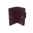 CM - Janelle Wallet - Black w Burgundy