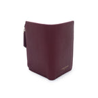 CM - Janelle Wallet - Burgundy w Pink