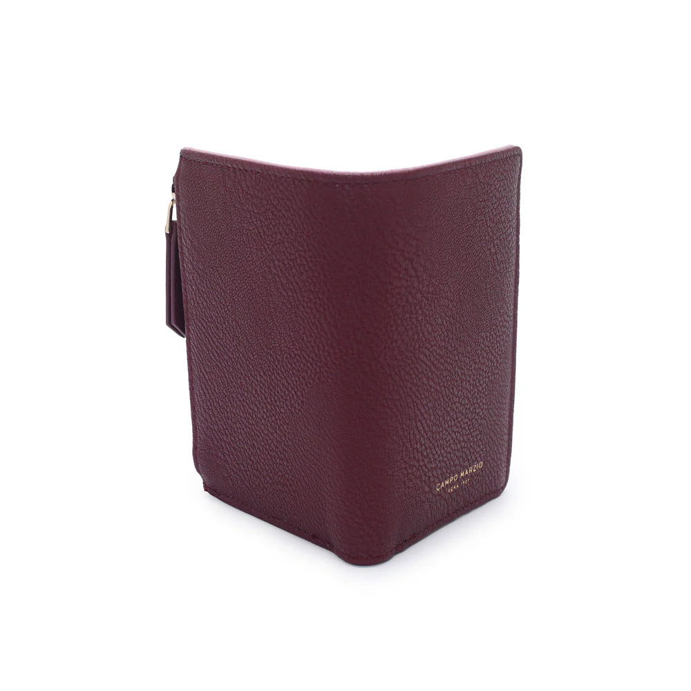 CM - Janelle Wallet - Burgundy w Pink