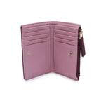 CM - Janelle Wallet - Burgundy w Pink