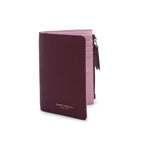 CM - Janelle Wallet - Burgundy w Pink