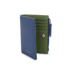CM - Janelle Wallet - Dark Denim w Moss Green