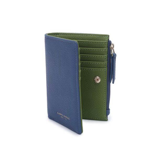 CM - Janelle Wallet - Dark Denim w Moss Green