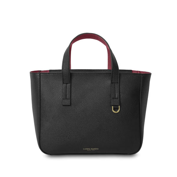 CM - Karina Handbag - Black/Burgundy