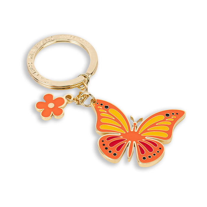 CM - Key Ring - Butterfly - Orange