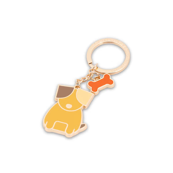 CM - Key Ring - Dog - Caramel